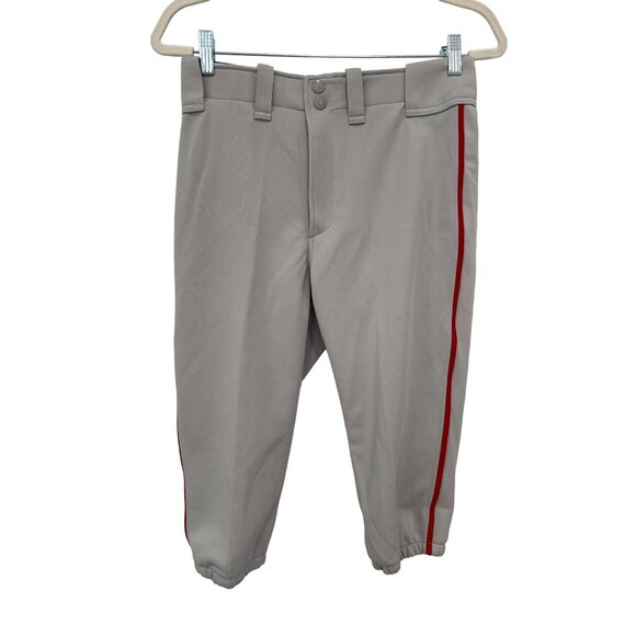 Mizuno Performance Short Baseball Pants Youth XXL Gray Sportswear Athleisure NEW - Picture 1 of 8